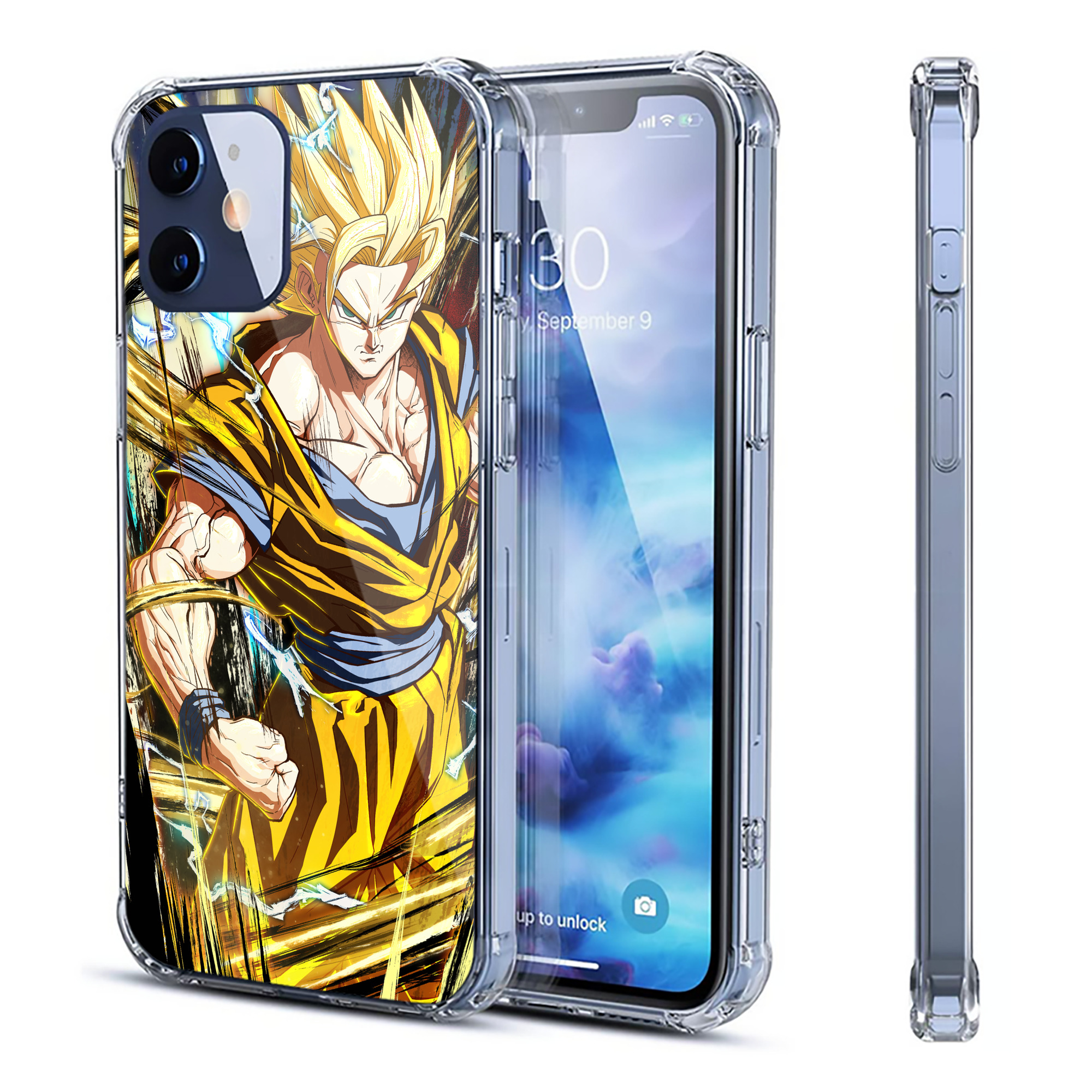 （画像用） ドラゴンボール DRAGON BALL 【iPhone 12シリーズ対応】透明スマホケース（クリアソフトケース）